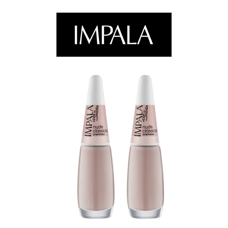 ESMALTES IMPALA A COR DA MODA CREMOSO NUDE CLASSICO Shopee Brasil