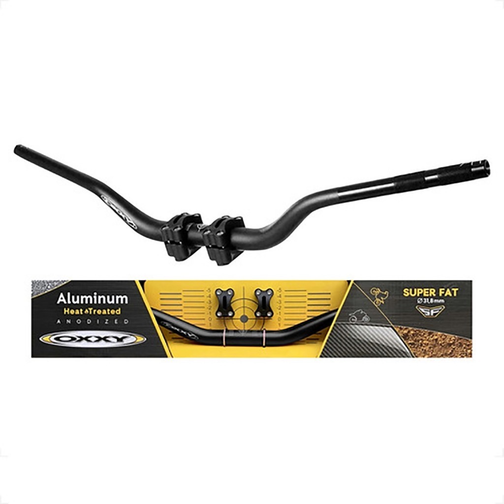 Guidão Oxxy Fat Bar NAKED Preto Alumínio Adaptador Original Hornet XJ6