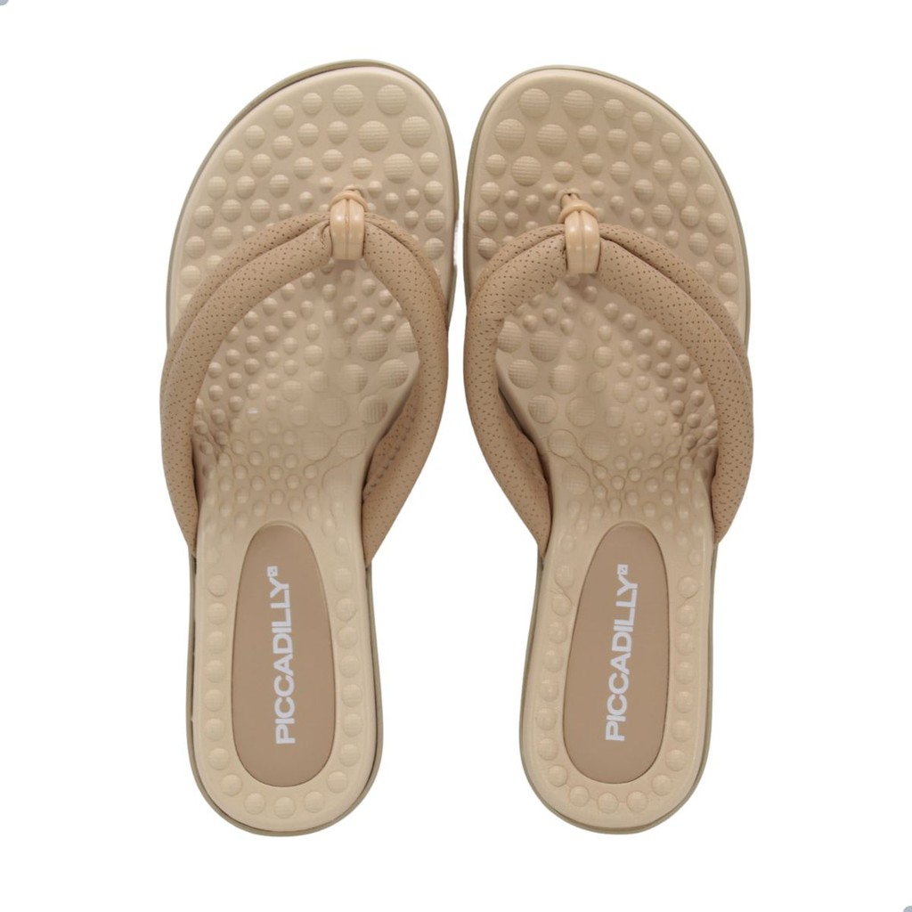 Tamanco Rasteira Piccadilly Nude Claro Shopee Brasil