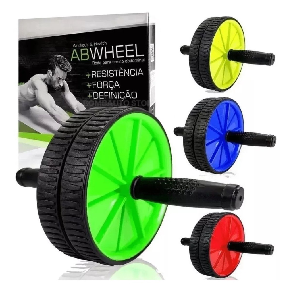 Roda Aparelho Abdominal Lombar Academia Exercícios Shopee Brasil