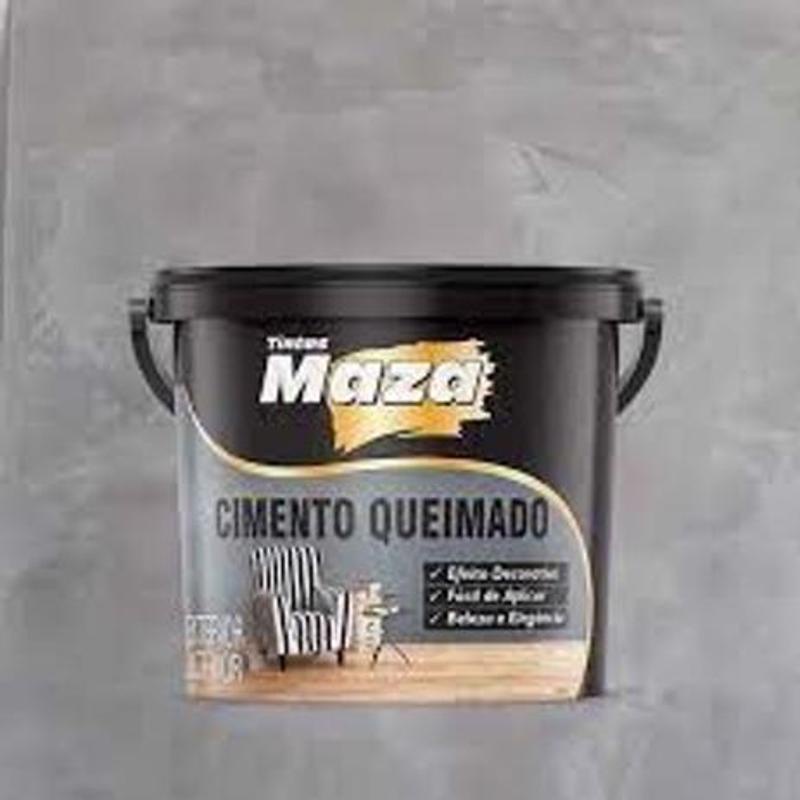 Revestimento Cimento Queimado Original 25KG Maza Shopee Brasil