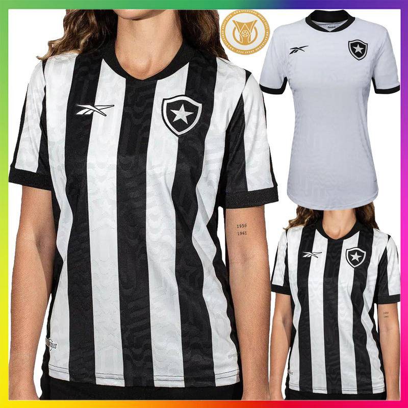 Camisa Botafogo 2023 2024 Mulher Casa E Fora Futebol Shopee Brasil