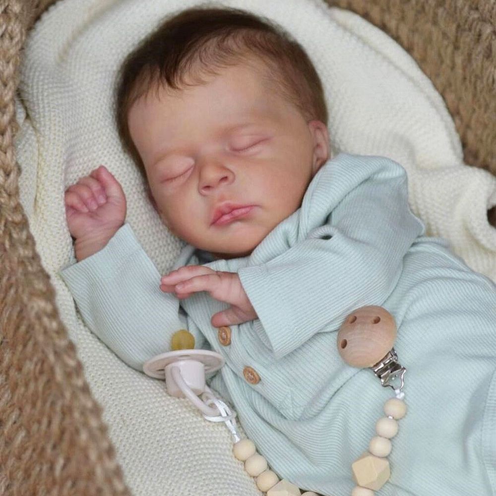 Adivinhe A Boneca Dorminhoca Realista Cm Reborn Sleeping Baby Doll