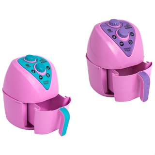 KIT 8 Brinquedos de cozinha Eletrodomésticos Infantil Faz De Conta Rosa