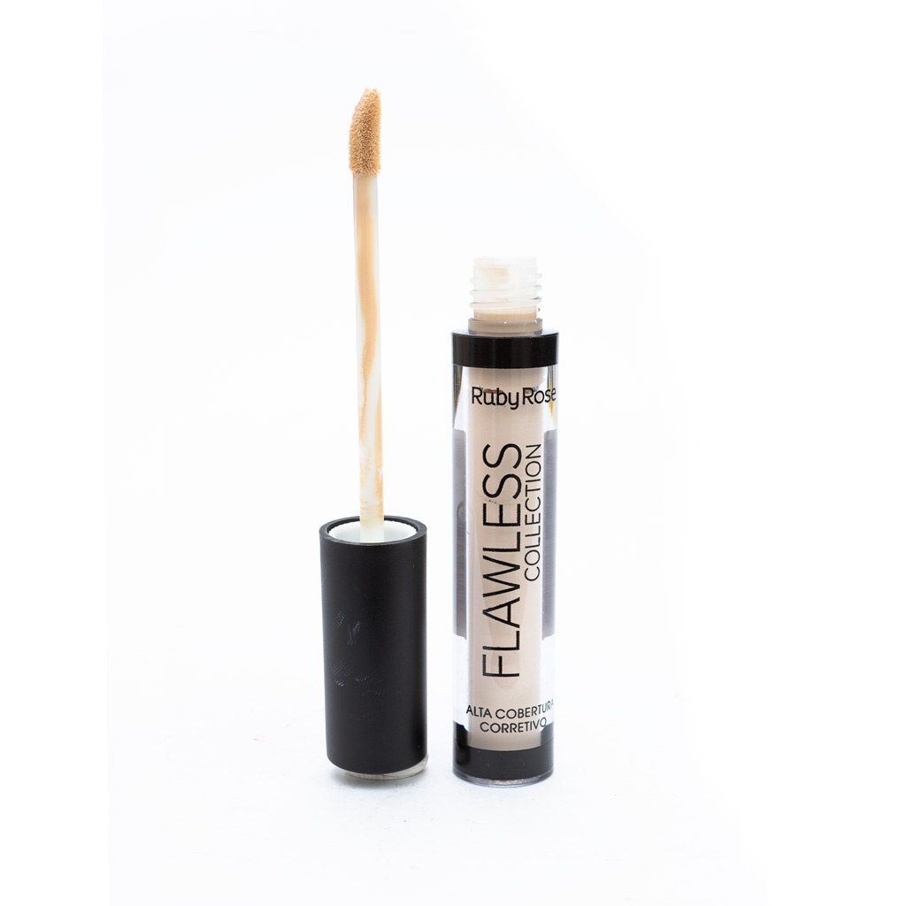 Corretivo Líquido Alta Cobertura Flawless Nude Ruby Rose Shopee Brasil