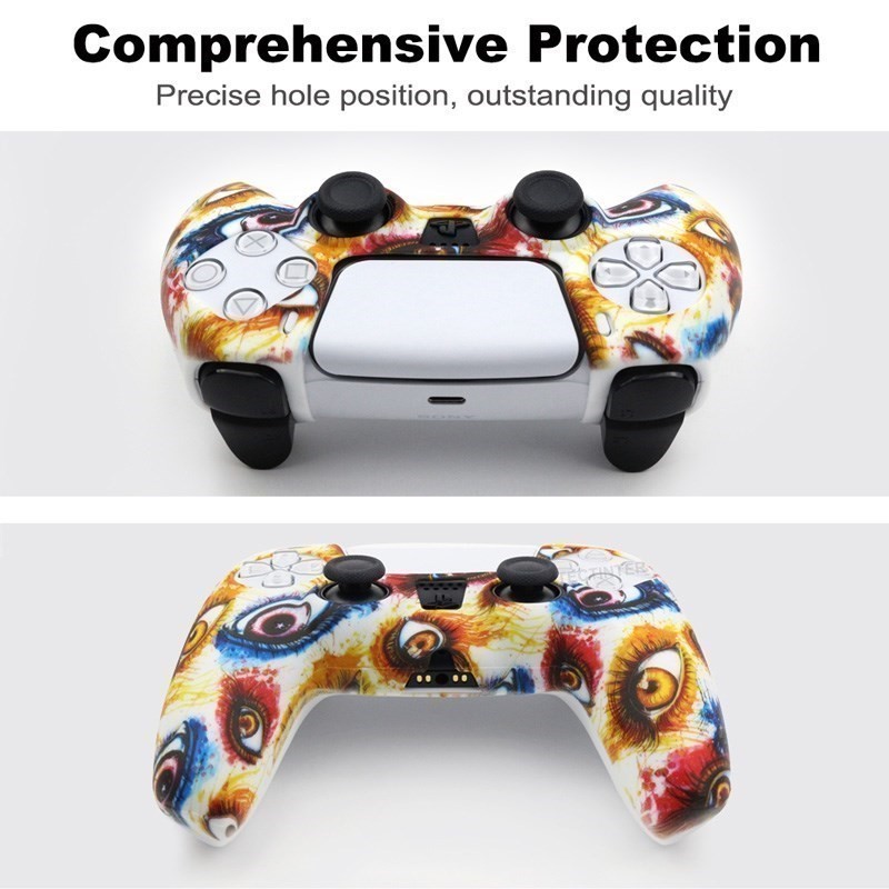 Capa De Silicone Protetora Macia Para O Controlador Ps Gamepad Tampa