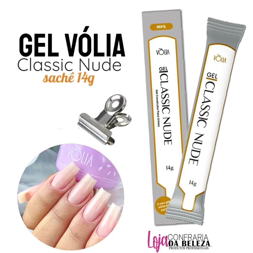 Gel Classic Nude Vólia em Sache g Shopee Brasil