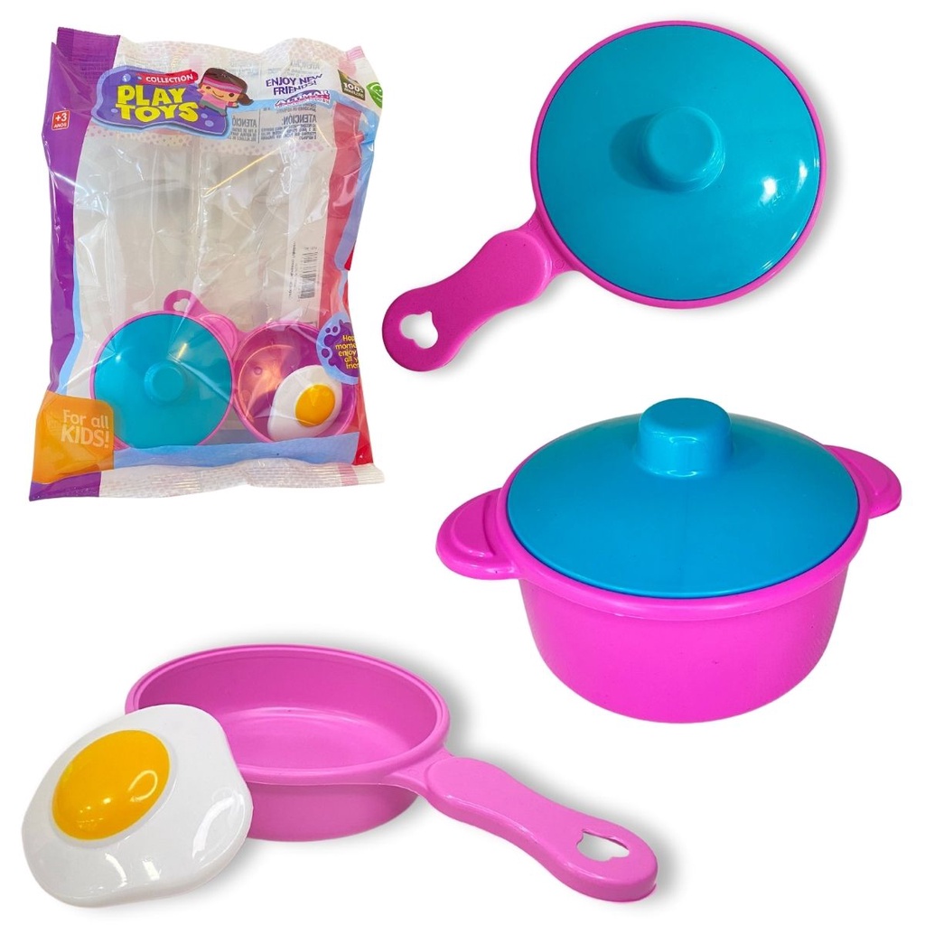 Kit Cozinha Infantil Frigideira Panelinha De Brinquedo Shopee Brasil