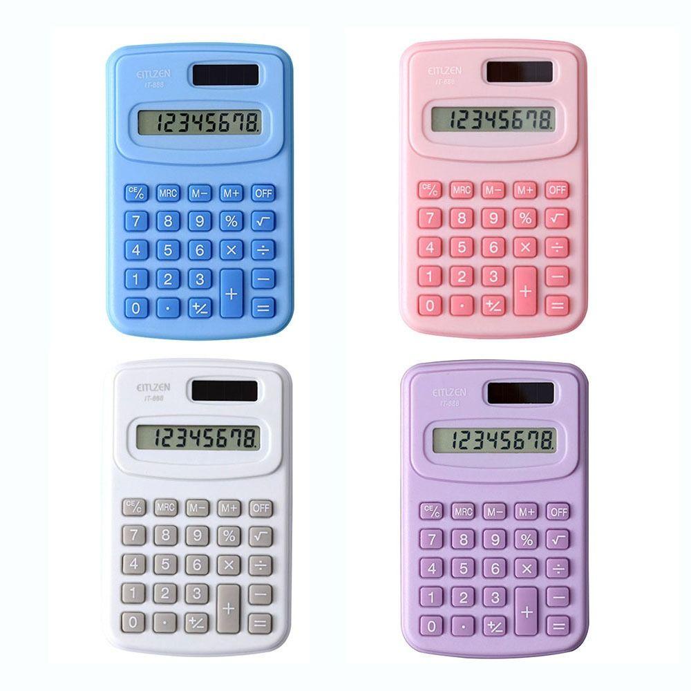 Mini Calculadora De Bolso Matem Tica Pl Stica De D Gitos Port Til De