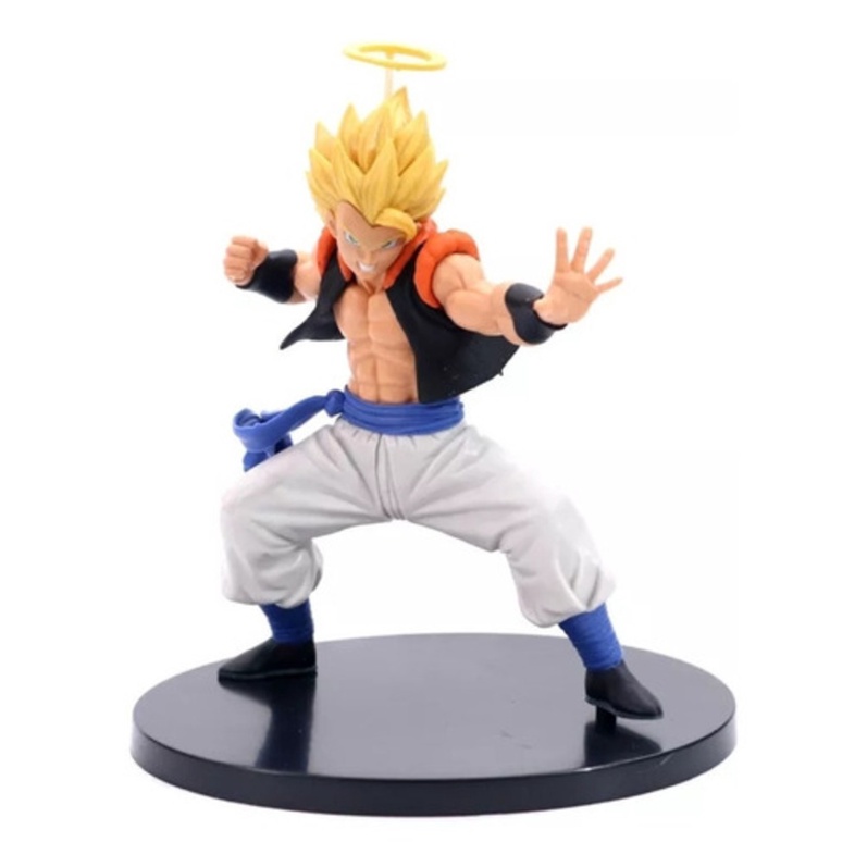 Boneco Dragon Ball Z Gogeta Super Sayajin Blue Figura De Boutique