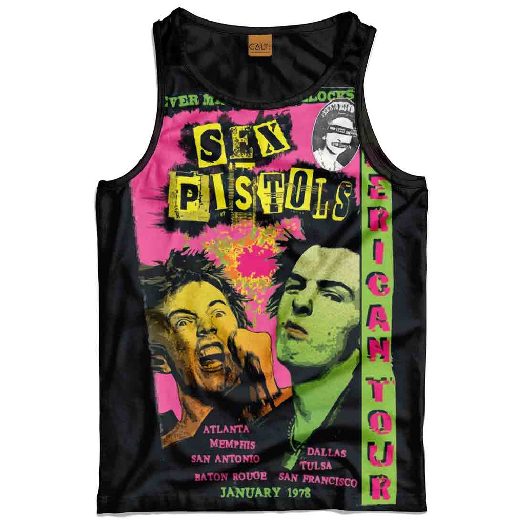 Regata Sex Pistols Sid Vicious Estampada Rock Punk Star Shopee Brasil