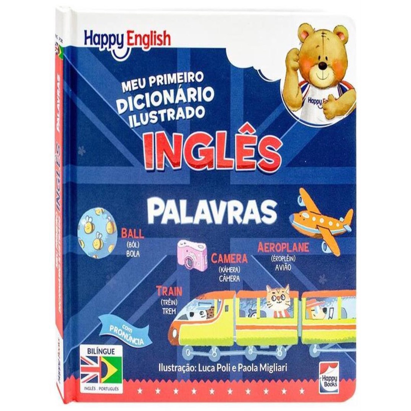 Livro Meu Primeiro Dicionario Ilustrado Ingles Palavras Shopee Brasil