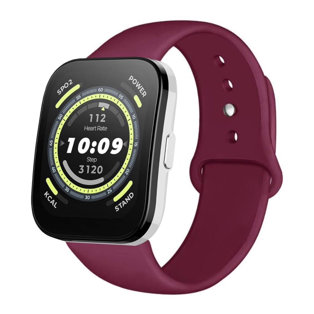 Pulseira De Silicone Lisa 20mm Para Amazfit Bip 5 A2215 Shopee Brasil