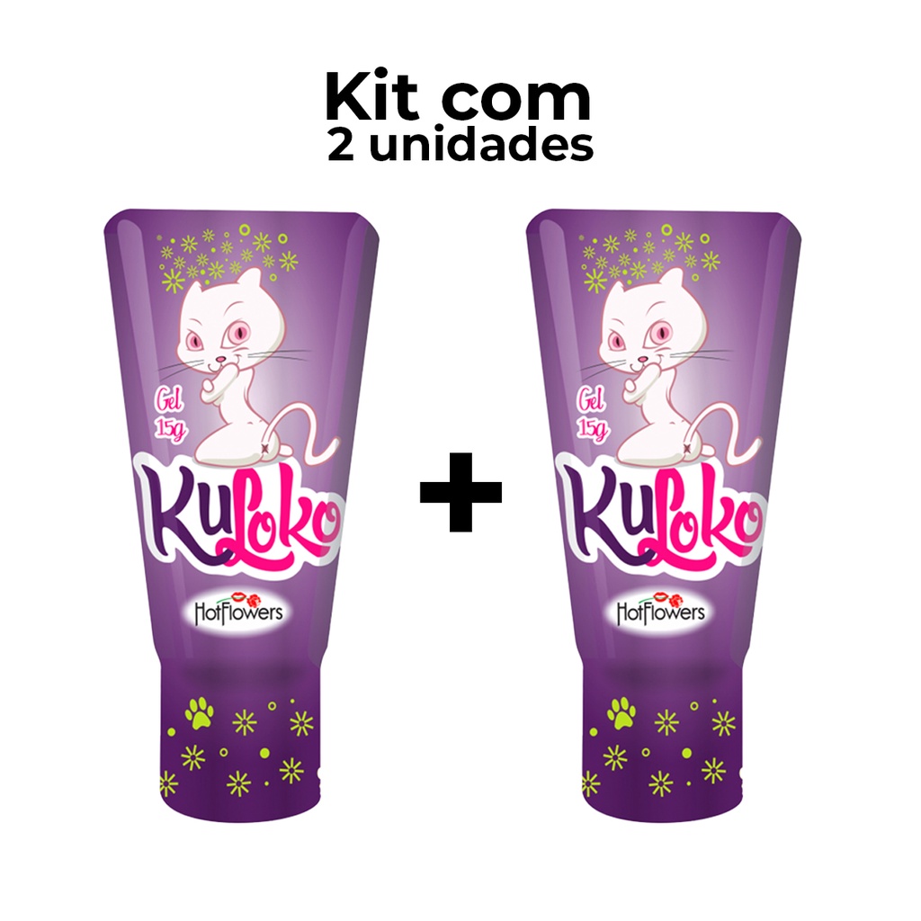 Kit 2 Kuloko Gel Dessensibilizante Anal Funcional 15g Hot Flowers