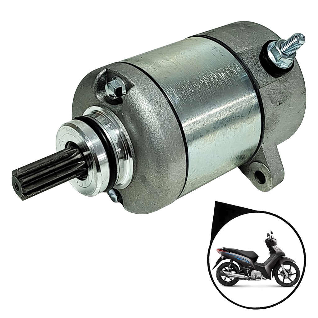 Motor Partida Arranque Honda Biz 125 Injetada 2011 Até 2016 Modelo