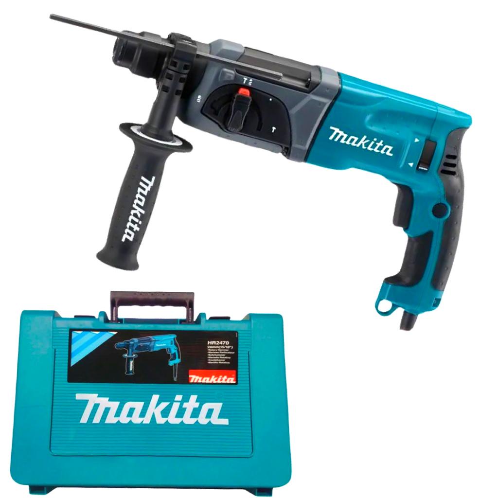 Martelete Rotativo Rompedor 800W Maleta SDS PLUS 220v Makita HR2470