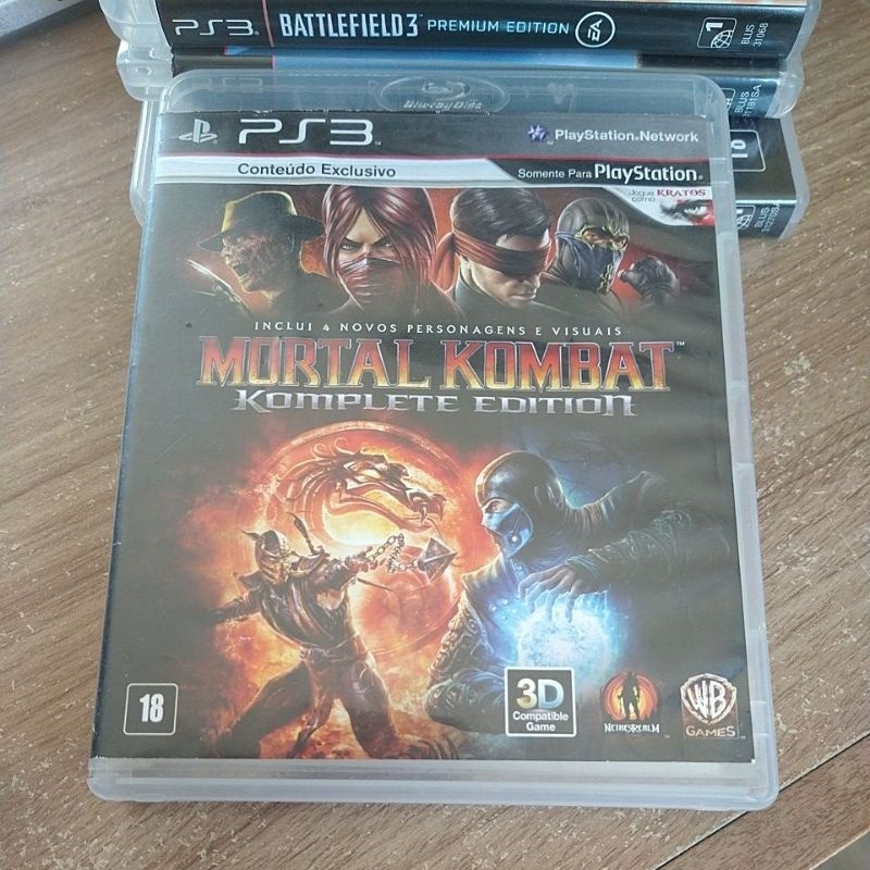 Mortal Kombat Ps Original Midia Fisica Shopee Brasil