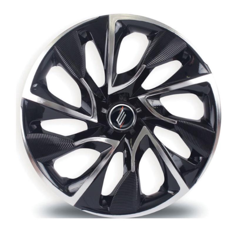 Calota Sport Modelo Ds Aro Polegadas Black Chrome Parafuso