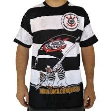 Camisa do Corinthians Tio Patinhas Preto Bordado 23 24 Irmãos