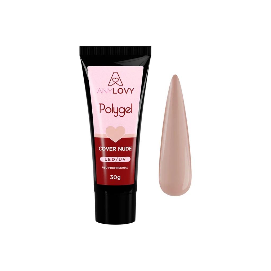 POLYGEL COVER NUDE LED UV ANYLOVY 30g Shopee Brasil