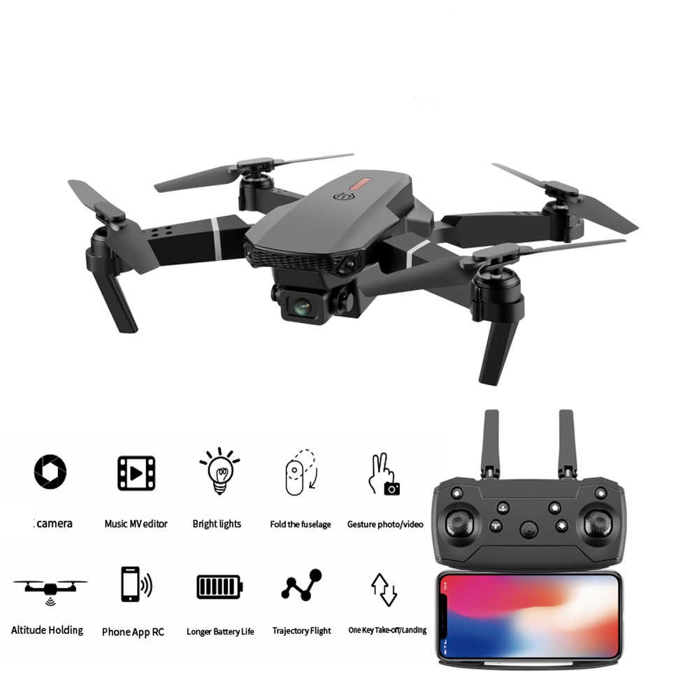 E88 Pro Drone Câmera 4K Maleta de Viagem Suporte para Celular