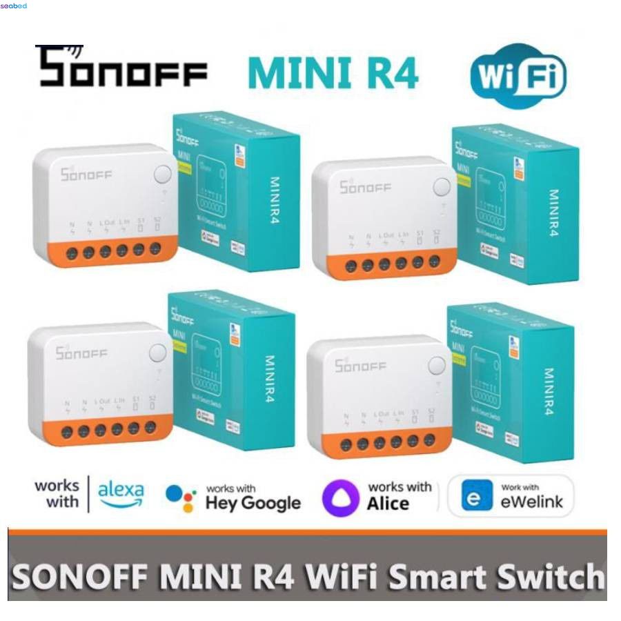 Sonoff mini r4 wifi interruptor inteligente mini módulo extremo wi fi