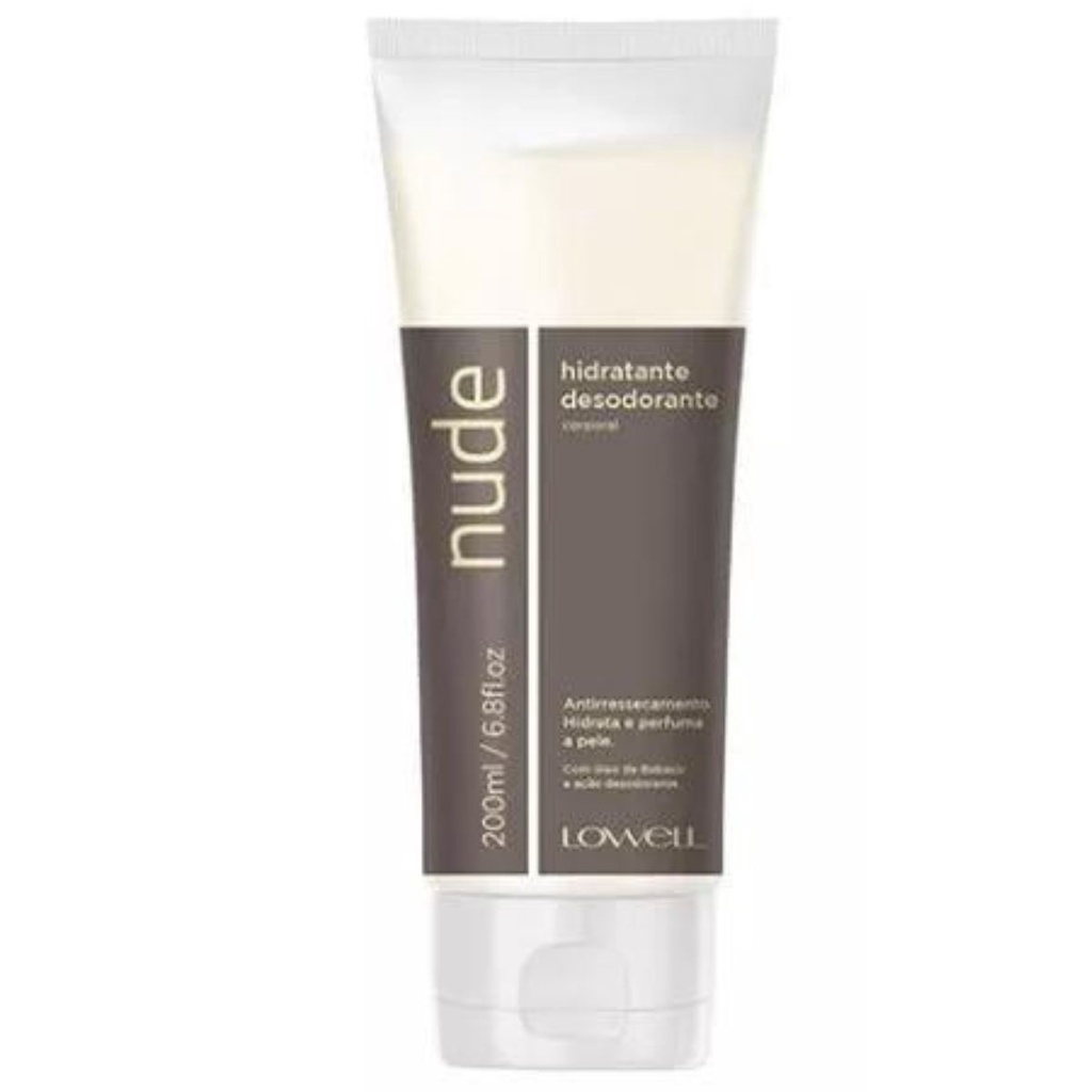 HIDRATANTE DESODORANTE CORPORAL NUDE LOWELL ML Shopee Brasil