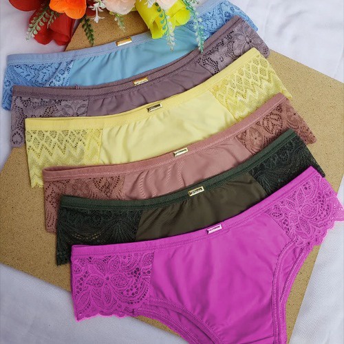 Kit Calcinhas Tanga Renda Feminina Lingerie Revenda Shopee Brasil