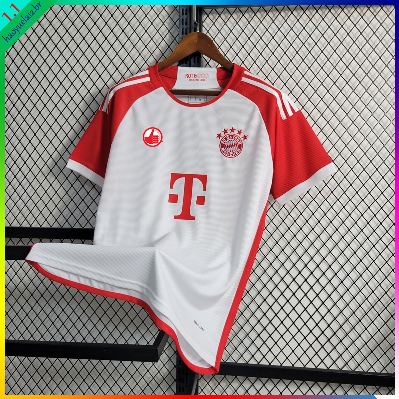 Camisa Da Equipe Masculina I Bair Football Bayern Munchen