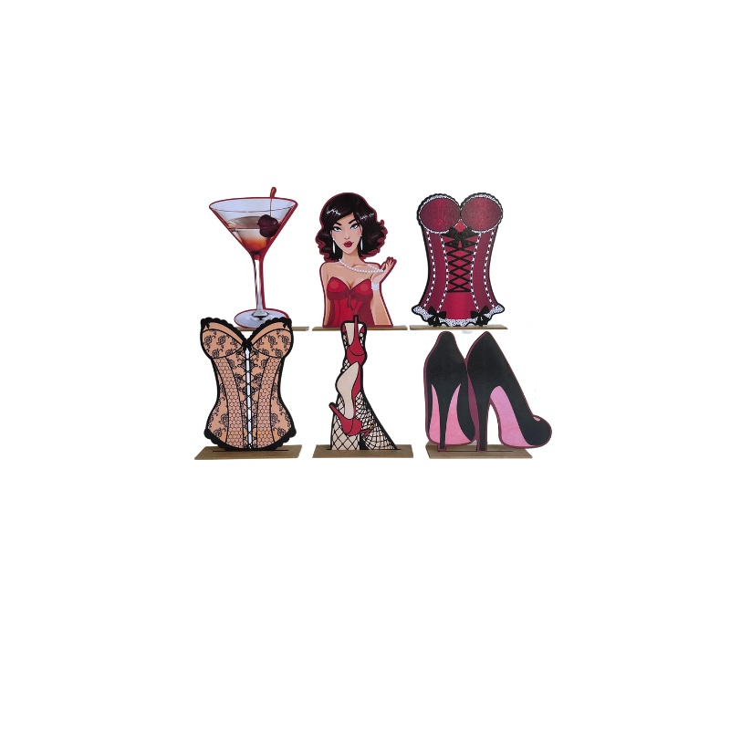 Display de Mesa Para Festa Chá de Lingerie MDF UND Shopee Brasil