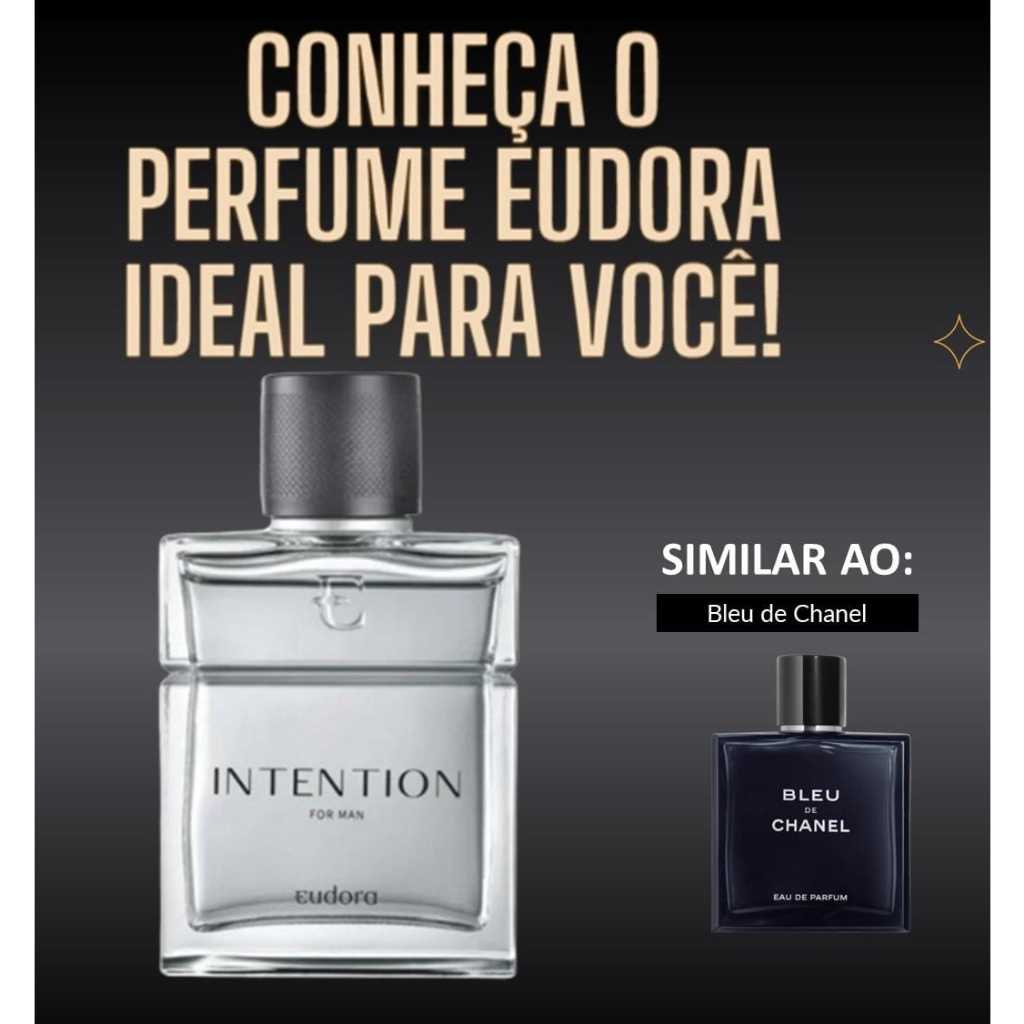 Perfume Masculino Eudora Intention For Man Ml Shopee Brasil