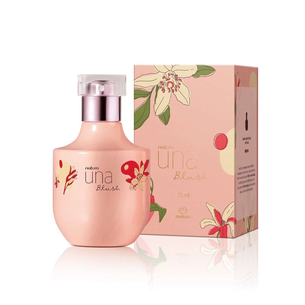 Natura Deo Parfum Una Blush Feminino 75ml Shopee Brasil