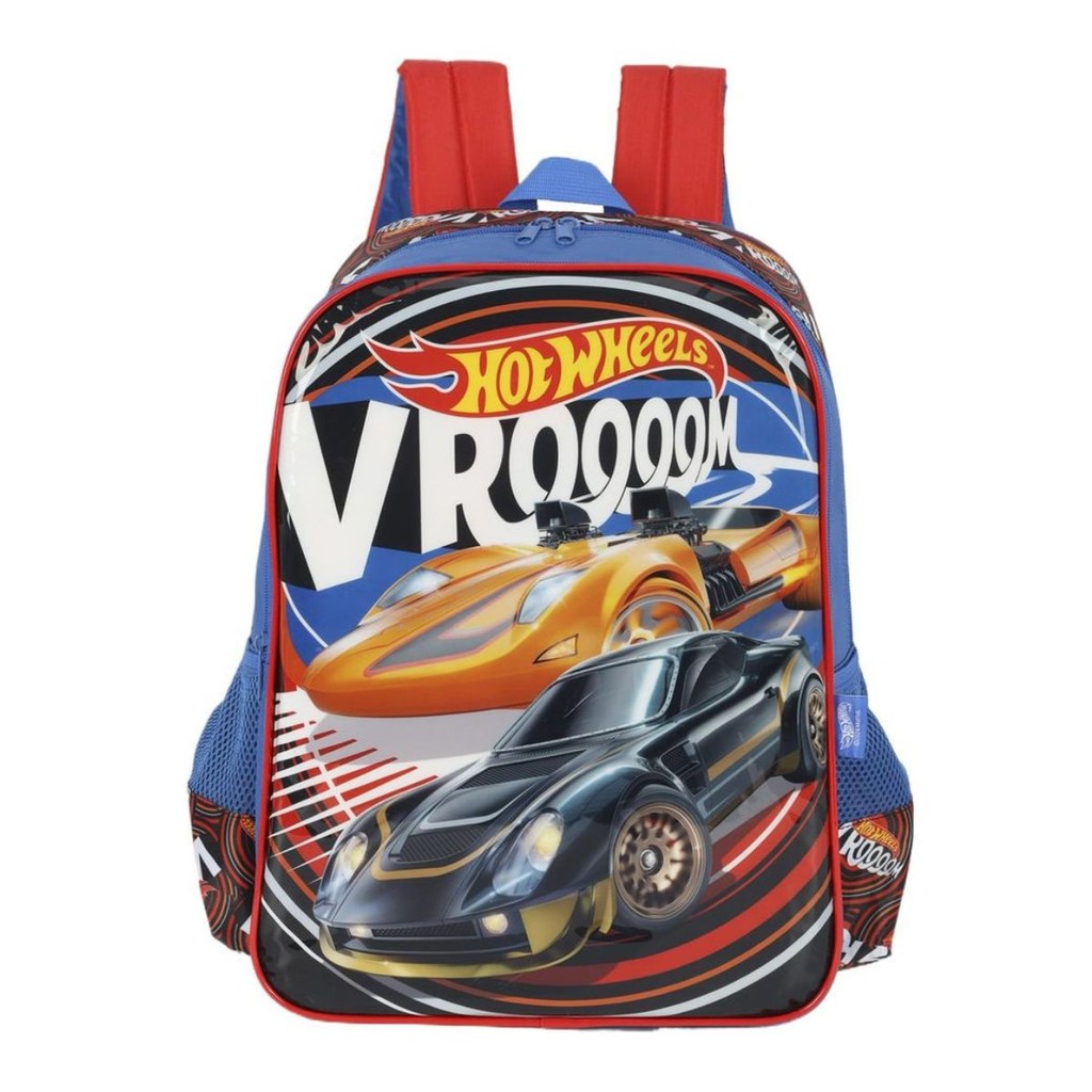 Mochila Costas Hot Wheels Menino Escolar Infantil Luxcel Shopee Brasil