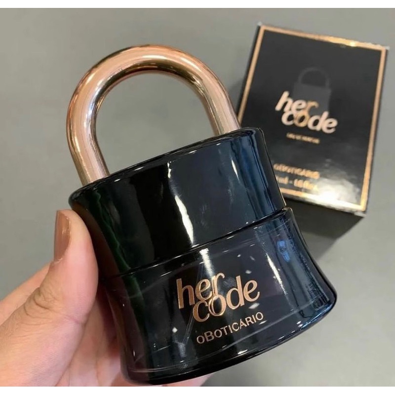 LANÇAMENTO O Boticário HER CODE Eau De Parfum 50ml Shopee Brasil