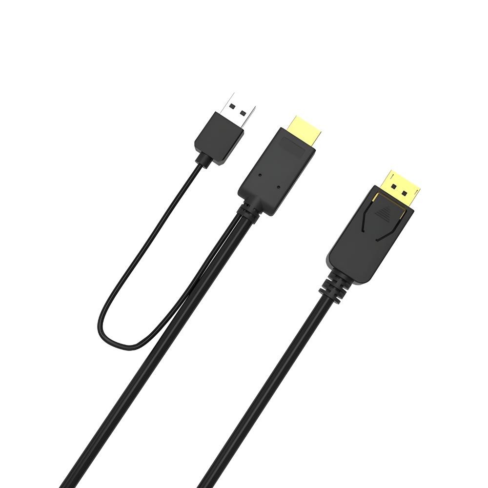 Cabo Adaptador HDMI DisplayPort E USB Alta Compatibilidade E