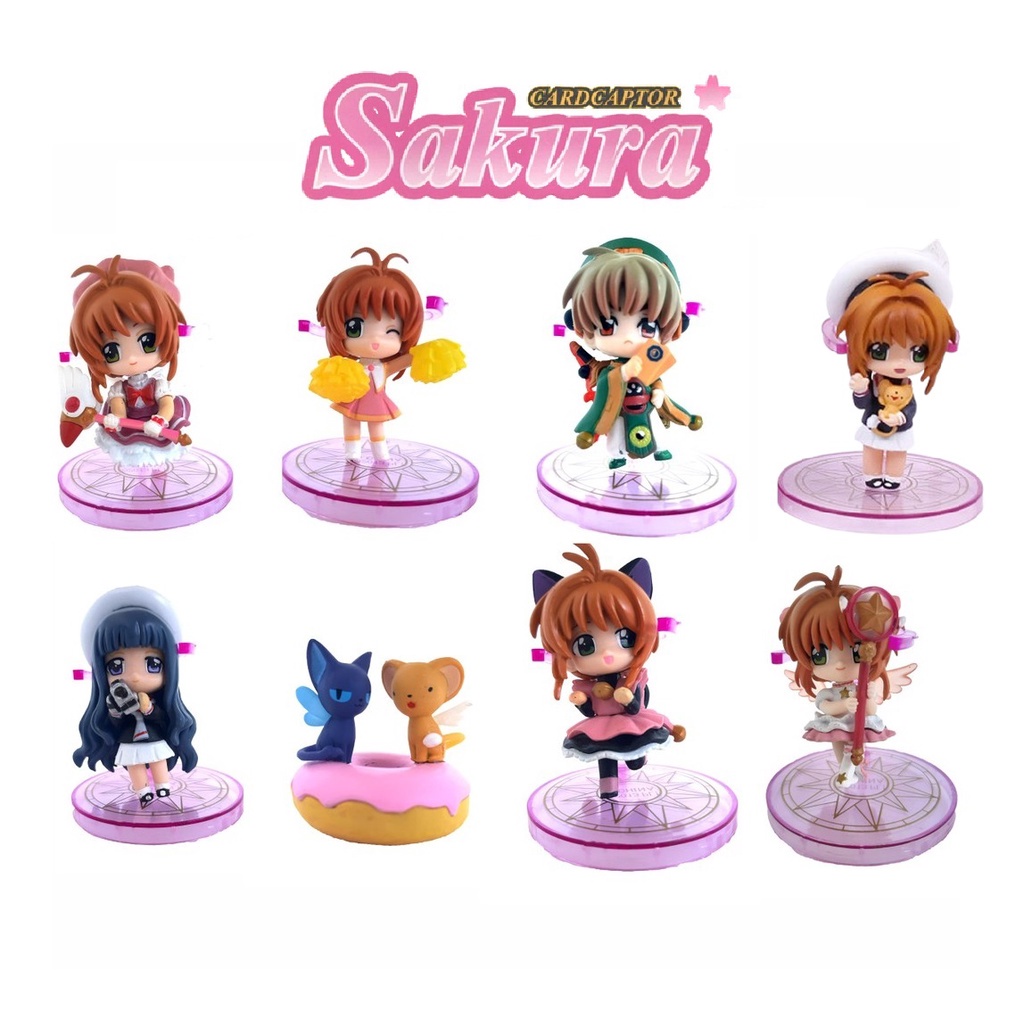 Boneco Sakura Card Captors Action Figure Anime Miniatura Cole O