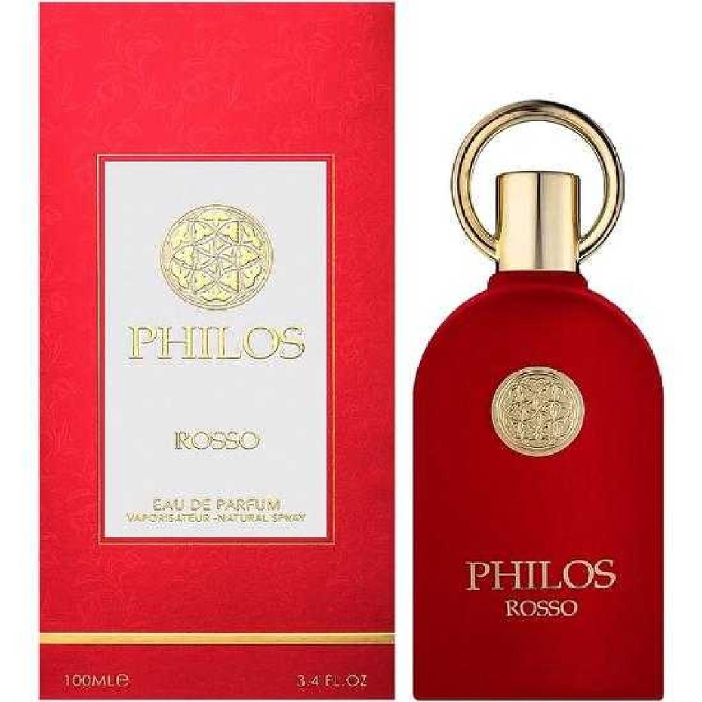 Perfume Árabe Philos Rosso Maison Alhambra Original Eau de Parfum 100ml