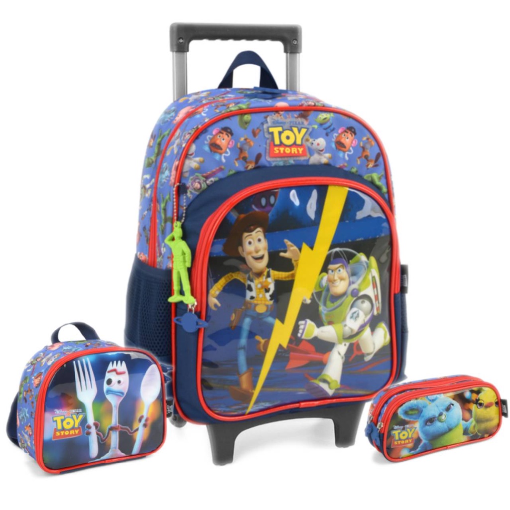 Mochila De Rodas Woody E Buzz Toy Story Lancheira E Estojo Shopee Brasil