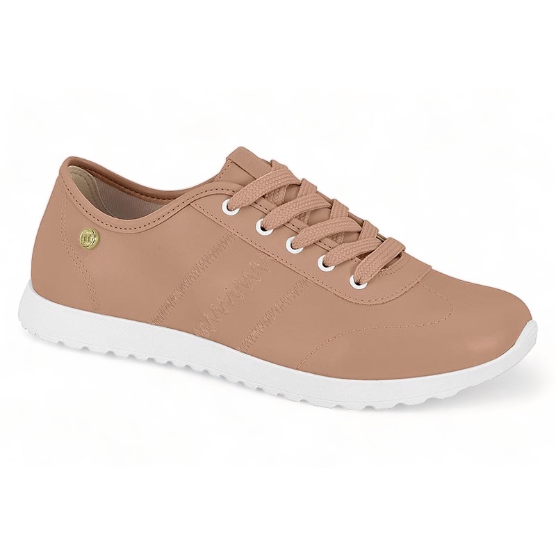 Tenis Feminino Moleca Casual Solado Tratorado Nude Shopee Brasil