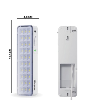 Kit Unidades Luz De Emerg Ncia Emergencial Lumin Ria Lea Led