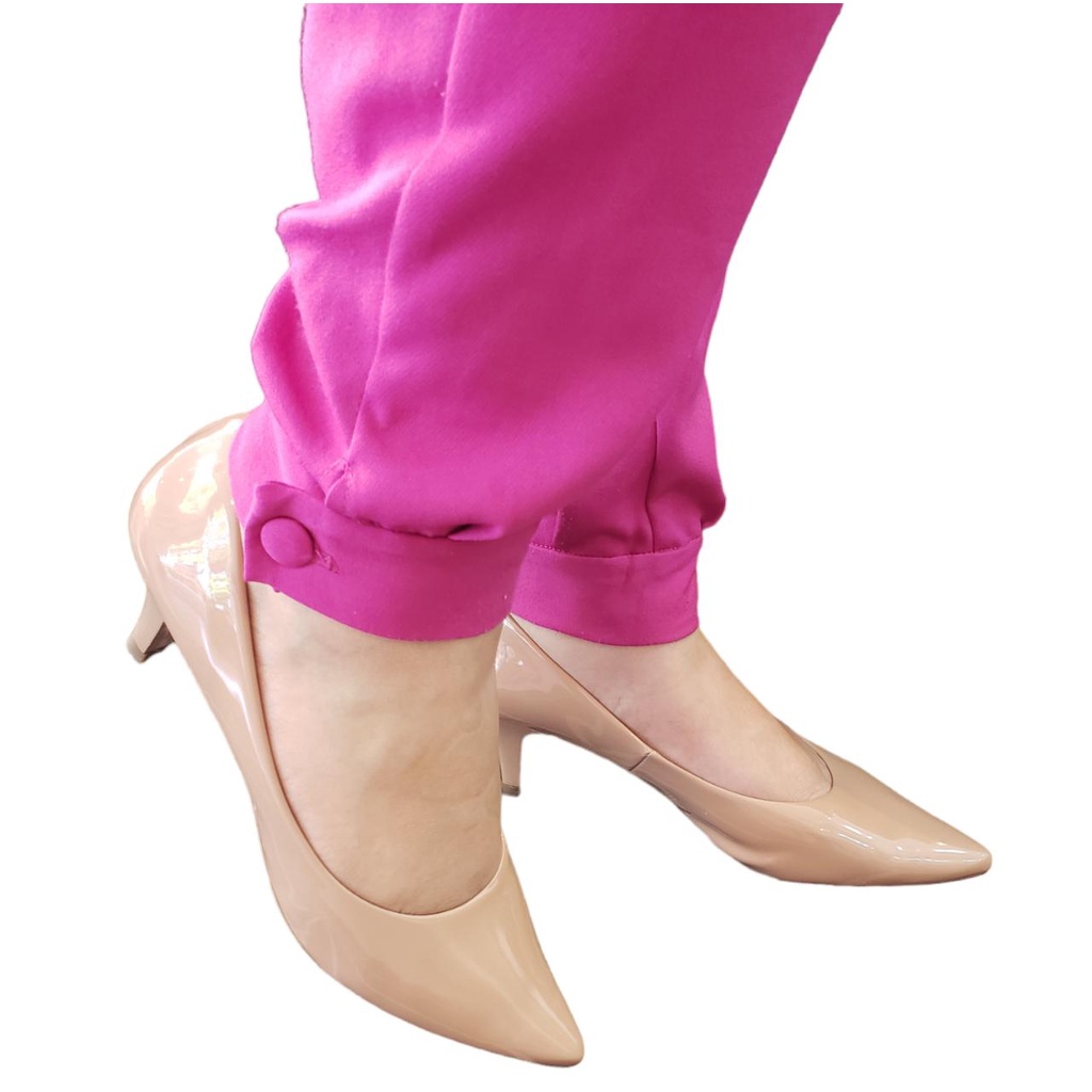 Sapato Scarpin Feminino Nude Verniz Shopee Brasil