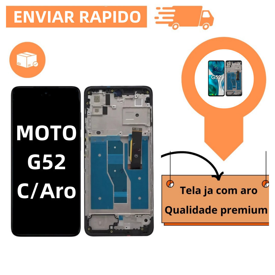 Tela Moto G Aro Frontal Lcd Touch Display Premium Shopee Brasil