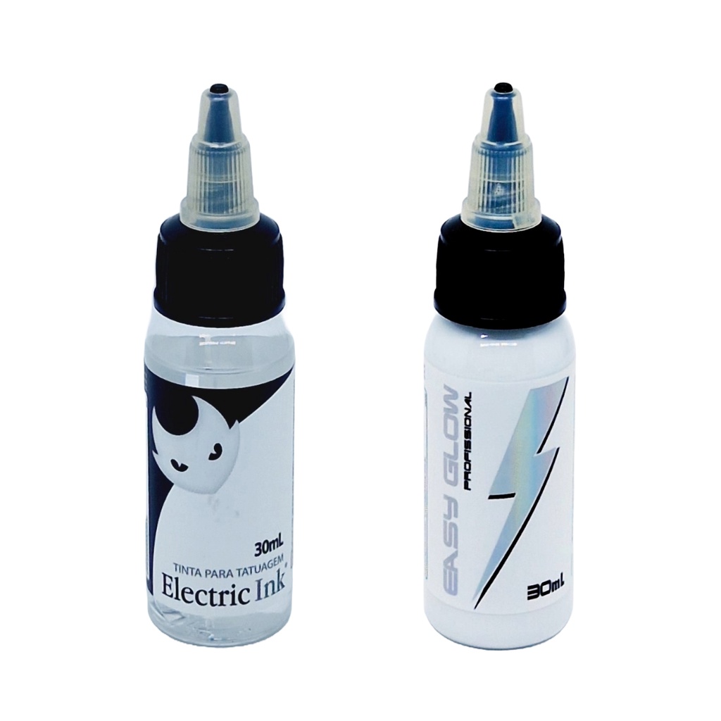 Diluente E Tinta Para Tattoo Easy Glow Ghost White Original Shopee Brasil