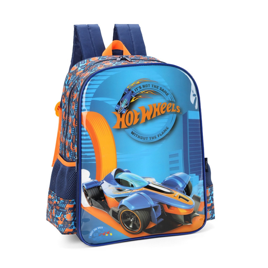 Mochila Escolar Infantil G Luxcel Hot Wheels Original Menino Shopee