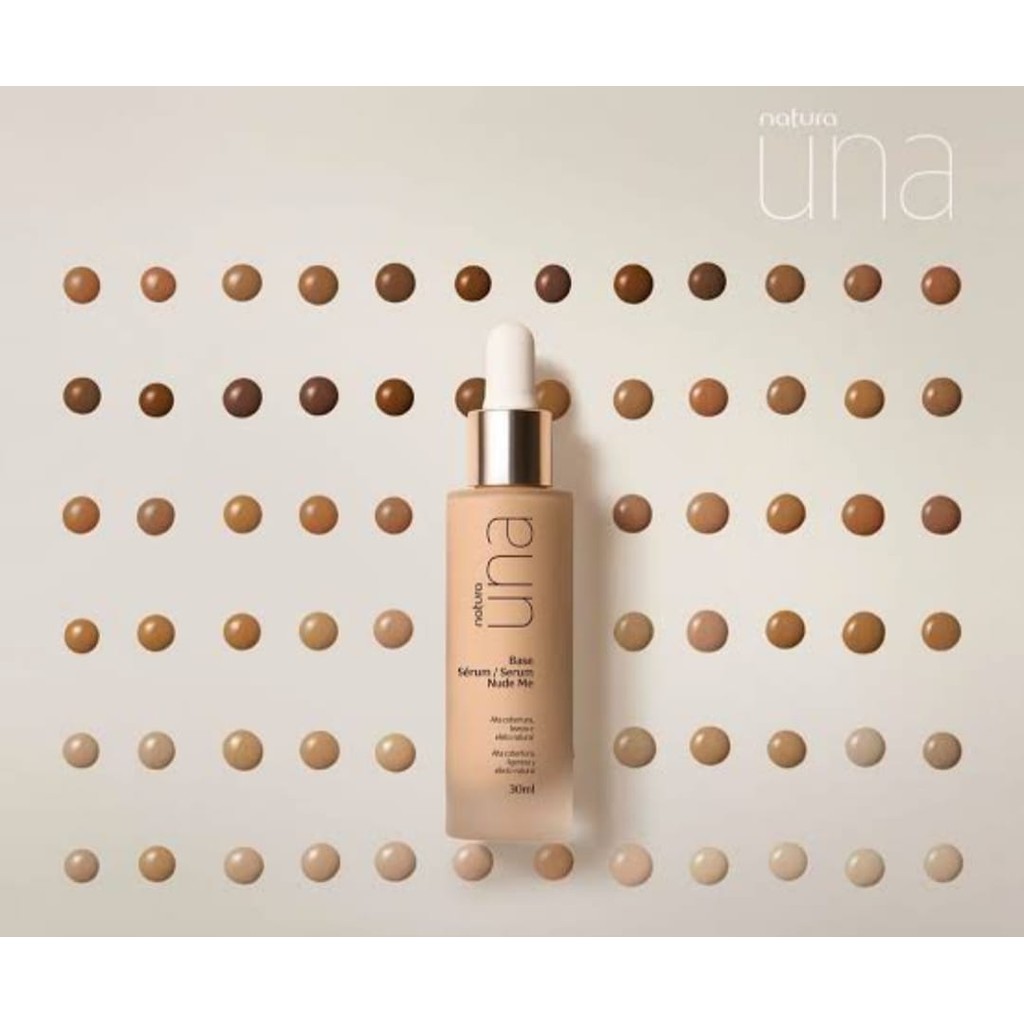 Base sérum natura una nude me N ml líquido Shopee Brasil