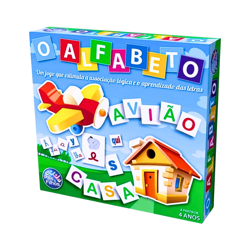 Jogo Didatico O Alfabeto Formando Palavras Aprenda Brincando Shopee