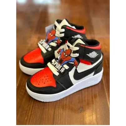 Botinha Cano Alto Infantil Escolar Nike Air Jordan Personagens Homem