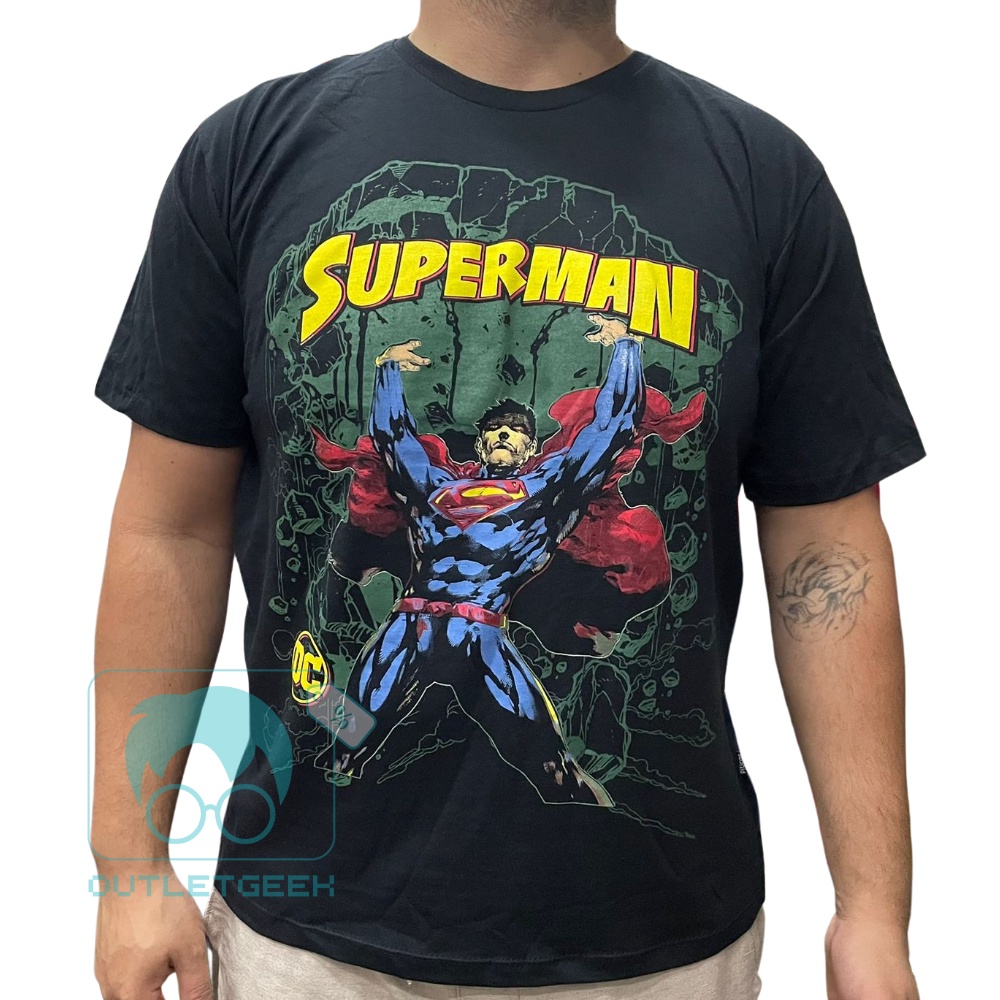 Camiseta Piticas Dc Super Homem Man Kryptonita Shopee Brasil