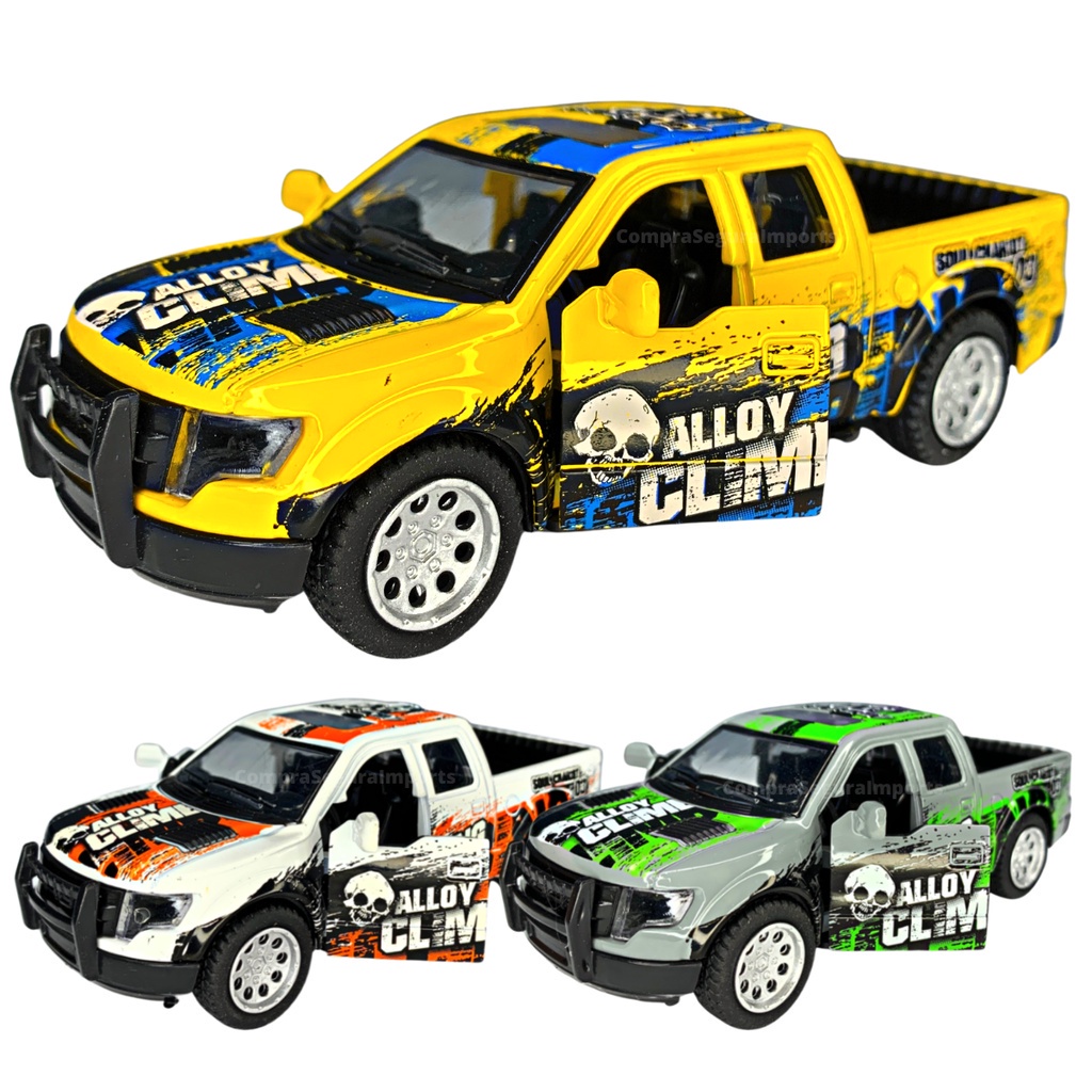 Carrinho De Ferro Miniatura Ford F Raptor Shopee Brasil