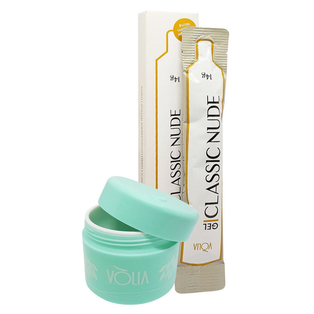 Gel Vólia Classic Nude sachê kit pote Eco bisnaga gr Shopee Brasil